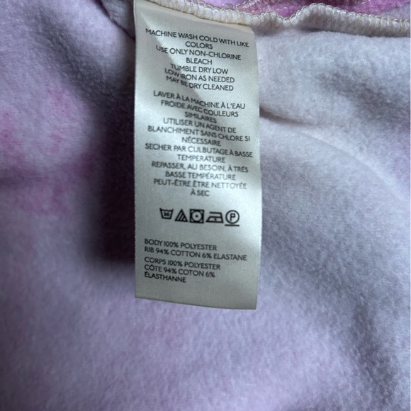 New Anthropologie Pilcro tie dyed micro fleece button front shirt jacket - Picture 8 of 8